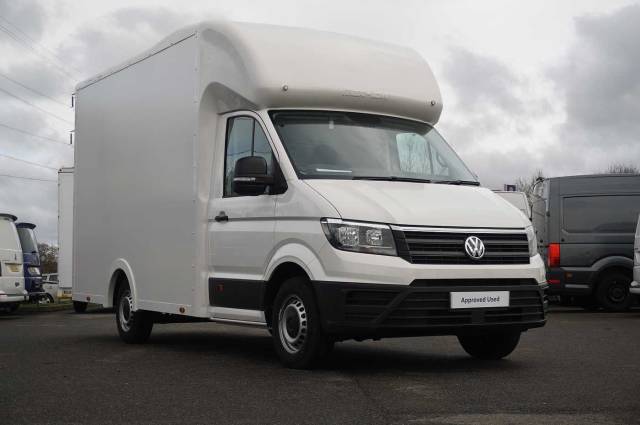 Volkswagen Crafter CR35 Maxi-Low Classic MWB 140 PS 2.0 TDI 6sp Manual FWD Box Van Diesel Candy White
