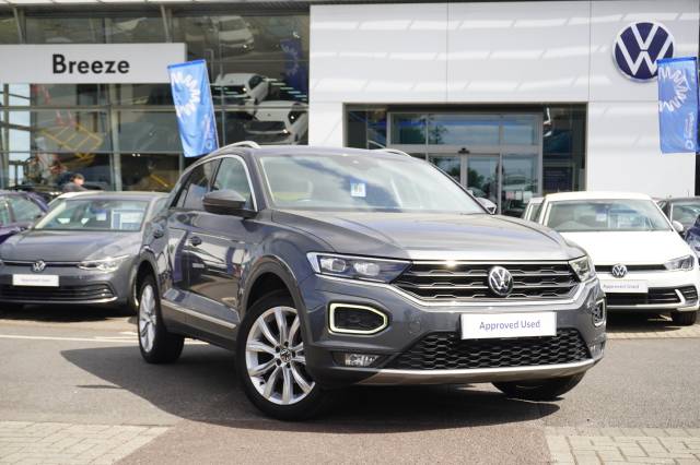 Volkswagen T-Roc 1.5 TSI EVO DSG SEL Hatchback Petrol Indium Grey