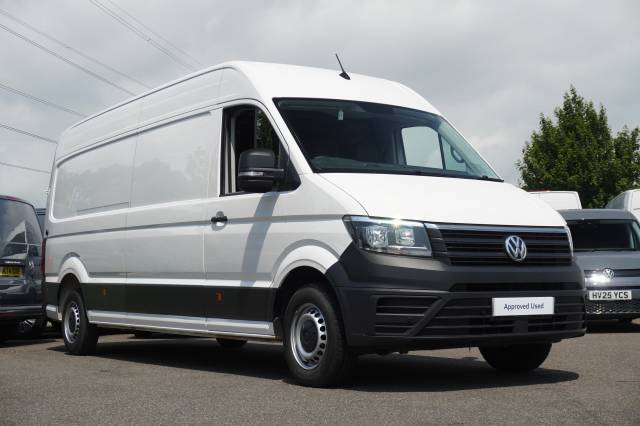 Volkswagen Crafter 2.0 CR35 TDI 140PS High Roof Van Trendline LWB Panel Van Diesel Candy white