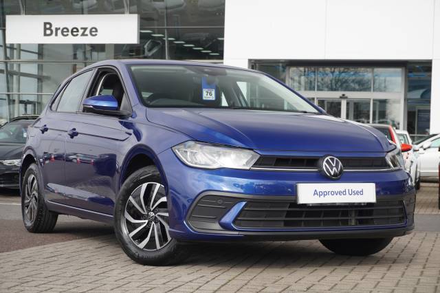 Volkswagen Polo 1.0 TSI Life Hatchback Petrol Blue