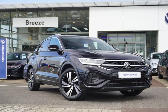 Volkswagen T-Roc 1.5 TSI R-Line Hatchback Petrol Deep Black