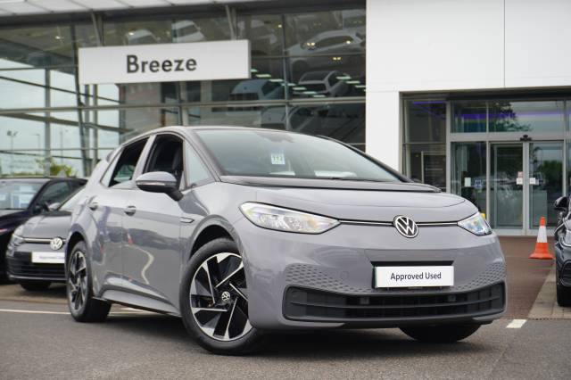 Volkswagen ID.3 Performance 58kWh Life Pro Hatchback Electric Moonstone Grey Black