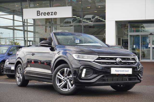 Volkswagen T-Roc 1.5 TSI DSG R-Line Convertible Petrol Deep Black Black