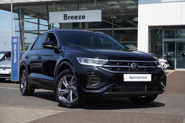 Volkswagen T-Roc 1.5 TSI DSG R-Line Hatchback Petrol Deep Black