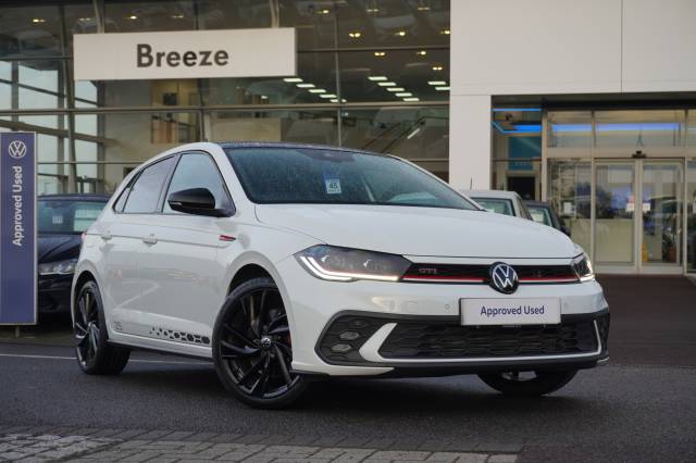Volkswagen Polo 2.0 TSI DSG GTI Edition 25 Hatchback Petrol Pure White / Black
