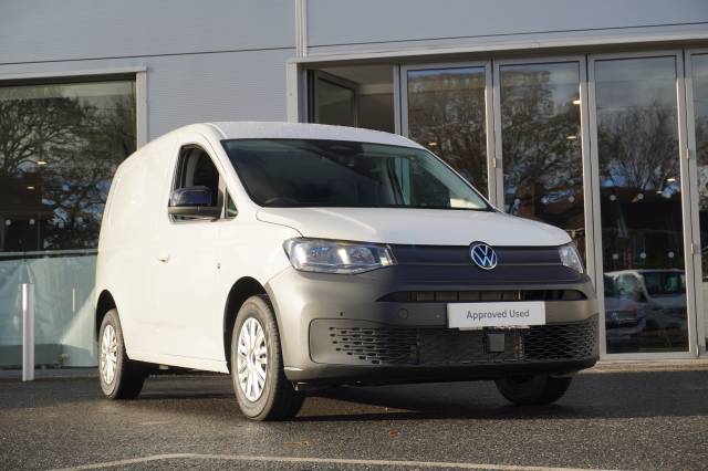 Volkswagen Caddy 2.0 C20 TDI 102PS Van Business/Tech Pack Commerce SWB Panel Van Diesel Candy white