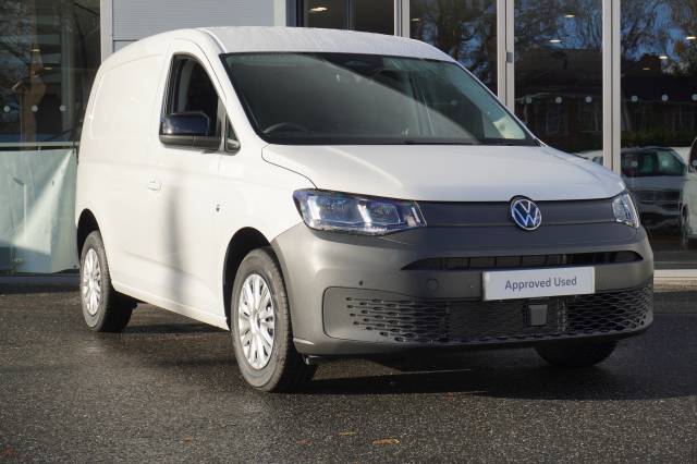 Volkswagen Caddy 2.0 C20 TDI 102PS Van Business/Tech Pack Commerce SWB Panel Van Diesel Candy white