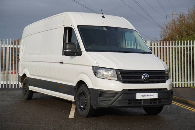 Volkswagen Crafter 2.0 CR35 TDI 140PS High Roof Van Commerce Plus LWB Panel Van Diesel Candy white