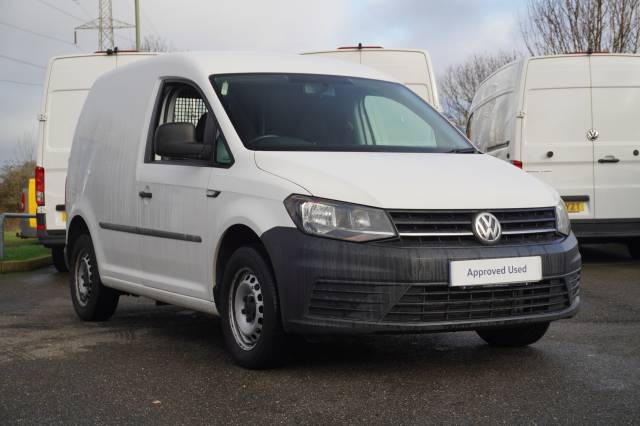 Volkswagen Caddy 2.0 C20 TDI BlueMotion Tech 102PS Van Startline SWB Panel Van Diesel Candy white