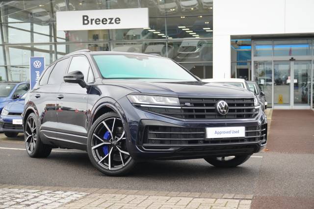 Volkswagen Touareg 3.0 V6 TSI eHybrid 4Motion Tip R Estate Hybrid Meloe Blue Crystal Effect