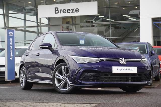 Volkswagen Golf 1.5 TSI R-Line Hatchback Petrol Atlantic Blue
