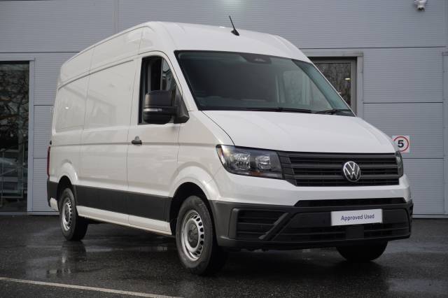 Volkswagen Crafter 2.0 CR35 TDI 140PS High Roof Van Commerce Plus MWB Panel Van Diesel Candy white