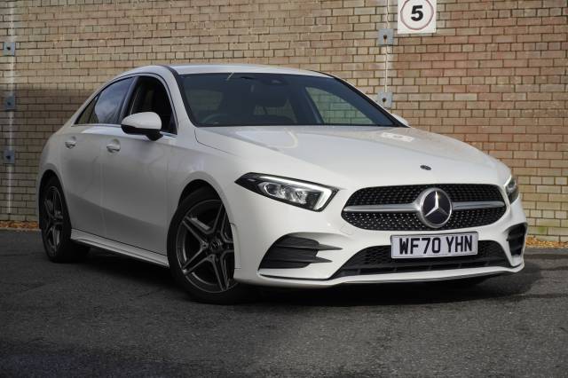 Mercedes-Benz A Class 2.0 A200d AMG Line Saloon Diesel White
