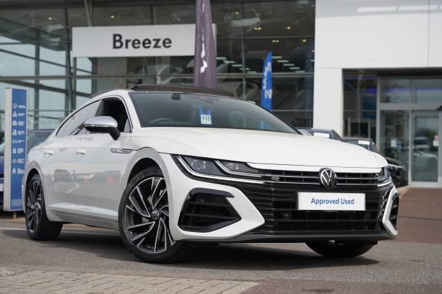 Volkswagen Arteon 2.0 TSI 4MOTION DSG R Hatchback Petrol Oryx White Effect