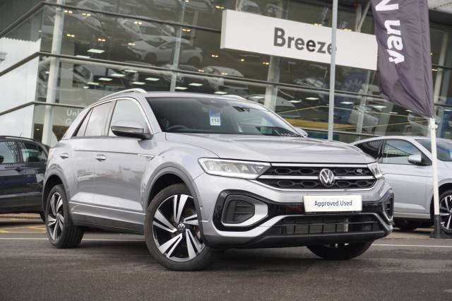 Volkswagen T-Roc 1.5 TSI DSG R-Line Hatchback Petrol Pyrite Silver