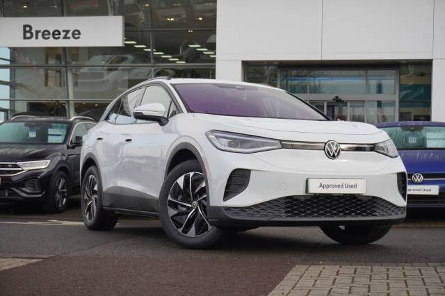 Volkswagen Id.4 77kWh Match Pro Estate Electric Glacier white