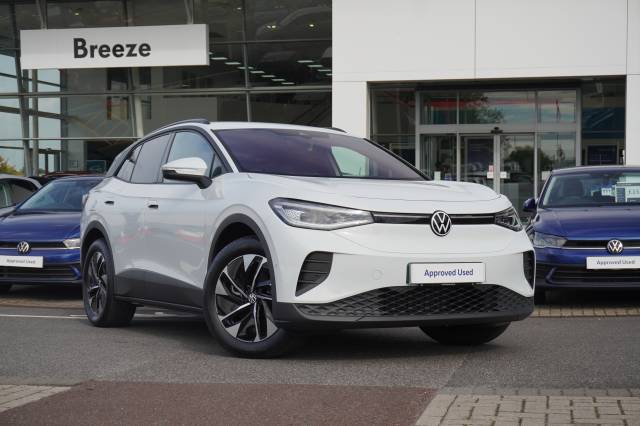 Volkswagen Id.4 77kWh Match Pro Estate Electric Glacier white