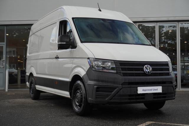 Volkswagen Crafter 2.0 CR35 TDI 140PS High Roof Van Commerce Plus MWB Panel Van Diesel Candy white