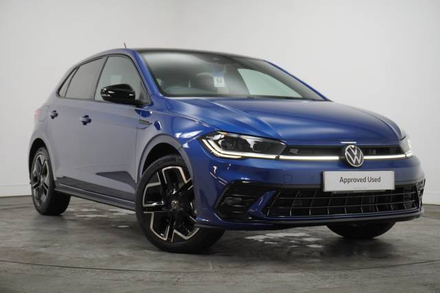 Volkswagen Polo 1.0 TSI 115 DSG Black Edition Hatchback Petrol Reef Blue                      Black