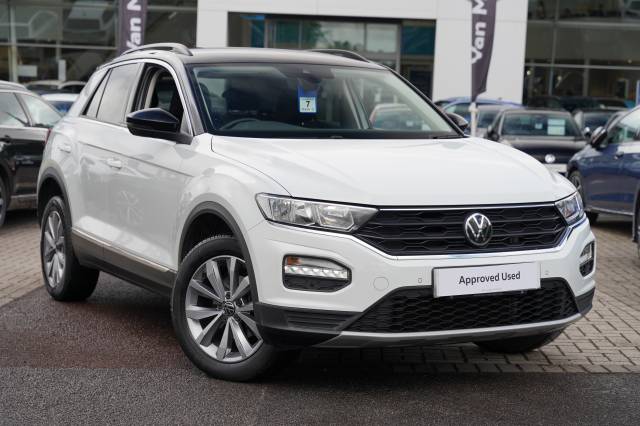 Volkswagen T-Roc 1.5 TSI EVO DSG Design Hatchback Petrol Pure white