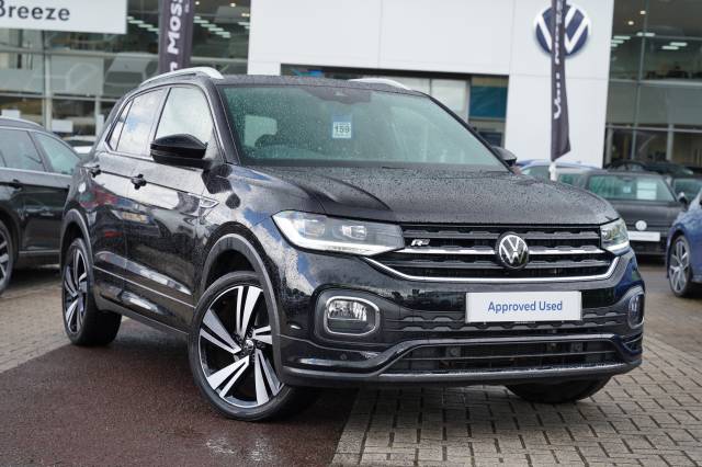 Volkswagen T-cross 1.5 TSI EVO DSG R-Line Hatchback Petrol Deep Black