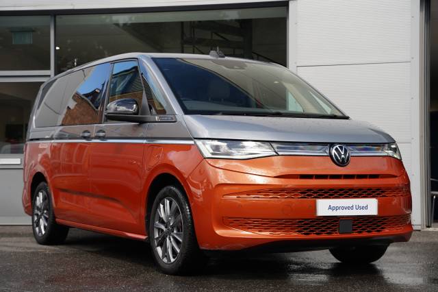 Volkswagen Multivan 1.4 TSI eHybrid LWB DSG Energetic SWB MPV Hybrid Mono Silver / Energetic Orange