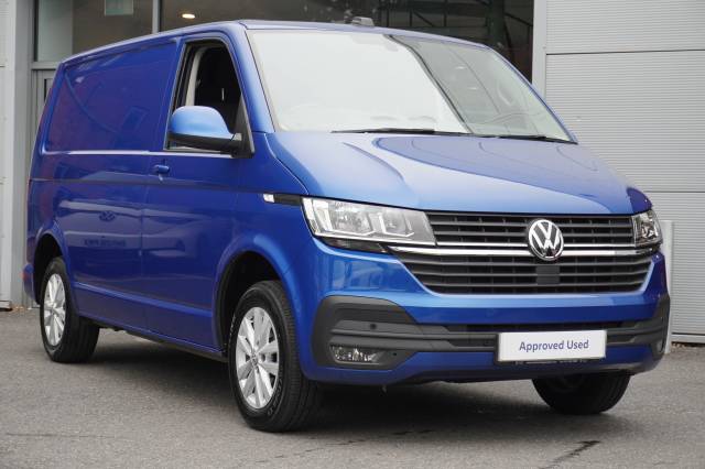 Volkswagen Transporter 2.0 T30 TDI 150 Van DSG Highline SWB Panel Van Diesel Ravenna Blue