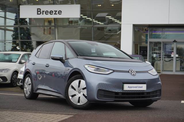 Volkswagen ID.3 Performance 58kWh Family Pro Hatchback Electric Stonewashed Blue               Black