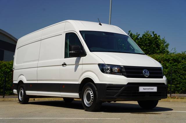 Volkswagen Crafter 2.0 CR35 TDI 140PS High Roof Van Commerce Plus LWB Panel Van Diesel Candy white