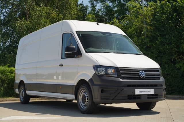 Volkswagen Crafter 2.0 CR35 TDI 140PS High Roof Van Commerce LWB Panel Van Diesel Candy white