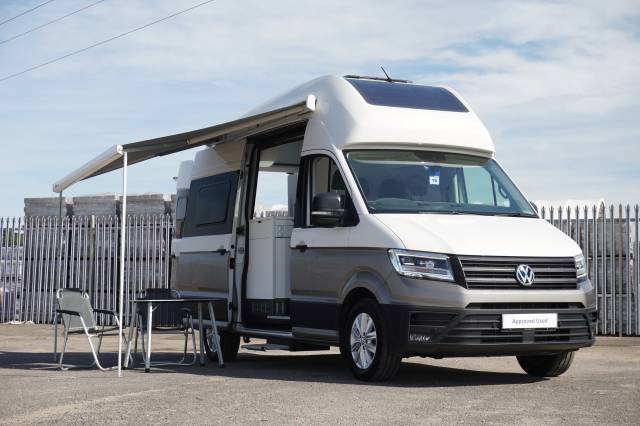 Volkswagen Grand California 2.0 TDI Tip 3.5T 600 Motor Caravan Diesel Candy White upper/Mojave Beige lower