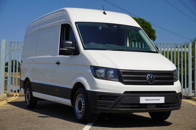 Volkswagen Crafter 2.0 CR35 TDI 140PS High Roof Van Commerce Plus MWB Panel Van Diesel Candy white