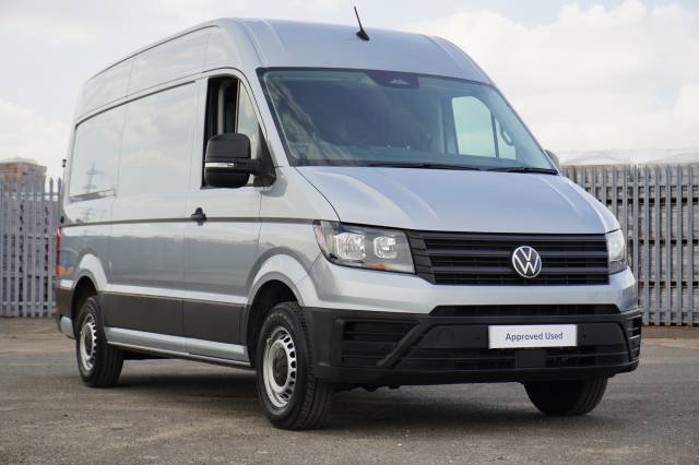 Volkswagen Crafter 2.0 CR35 TDI 140PS High Roof Van Commerce Plus MWB Panel Van Diesel Oyster Silver