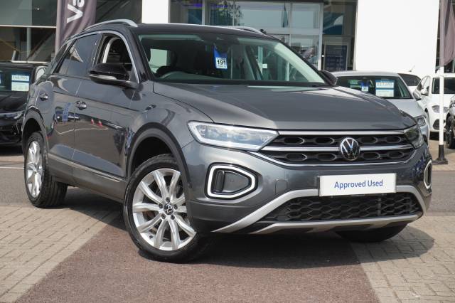 Volkswagen T-Roc 1.5 TSI DSG Style Hatchback Petrol Indium Grey Black