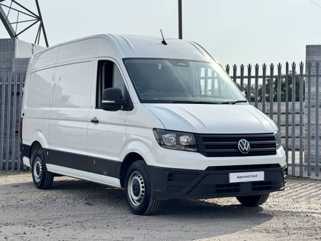 Volkswagen Crafter 2.0 CR35 TDI 140PS High Roof Van Commerce Plus MWB Panel Van Diesel Candy white