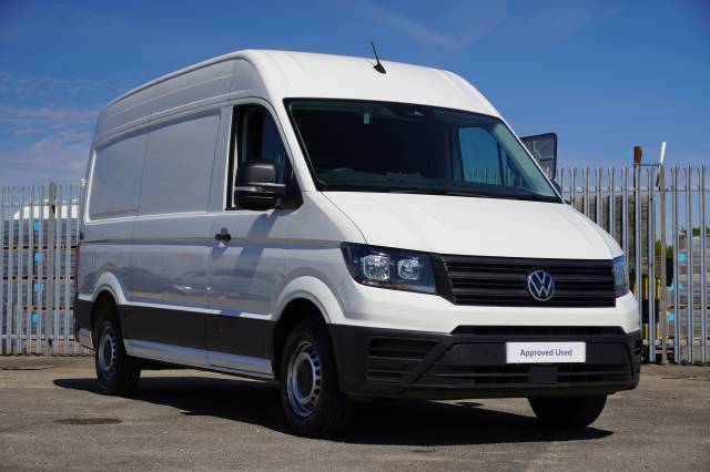 Volkswagen Crafter 2.0 CR35 TDI 140PS High Roof Van Commerce Plus MWB Panel Van Diesel Candy white