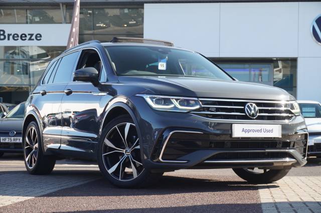 Volkswagen Tiguan 2.0 TDI 4Motion DSG R-Line Estate Diesel Dolphin Grey