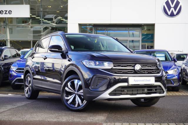 Volkswagen T-cross TSI Match Hatchback Petrol Deep Black Pearl