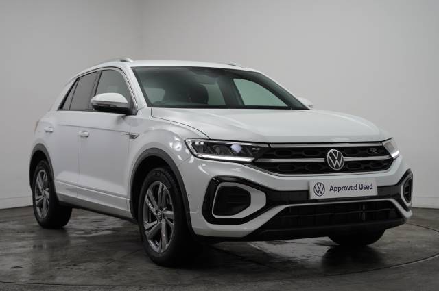 Volkswagen T-Roc 1.5 TSI DSG R-Line Hatchback Petrol Pure white