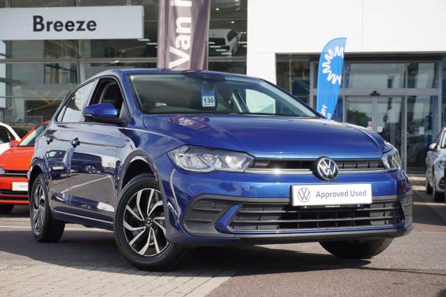 Volkswagen Polo 1.0 TSI Life Hatchback Petrol Reef Blue