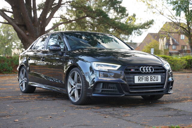 Audi A3 2.0 S3 TFSI Quattro Black Edition S Tronic S3 Black Edition Saloon Petrol Black
