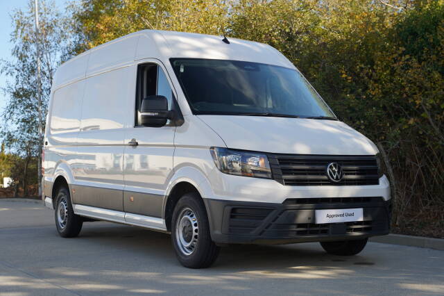 Volkswagen Crafter 2.0 CR35 TDI 140PS High Roof Van Commerce Plus MWB Panel Van Diesel Candy white