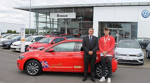 Breeze Volkswagen supports local swimming star in Olympic bid