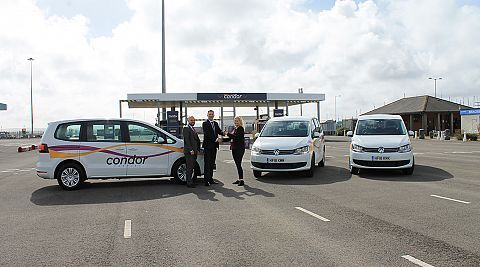 Condor Ferries add Volkswagen to their fleet.