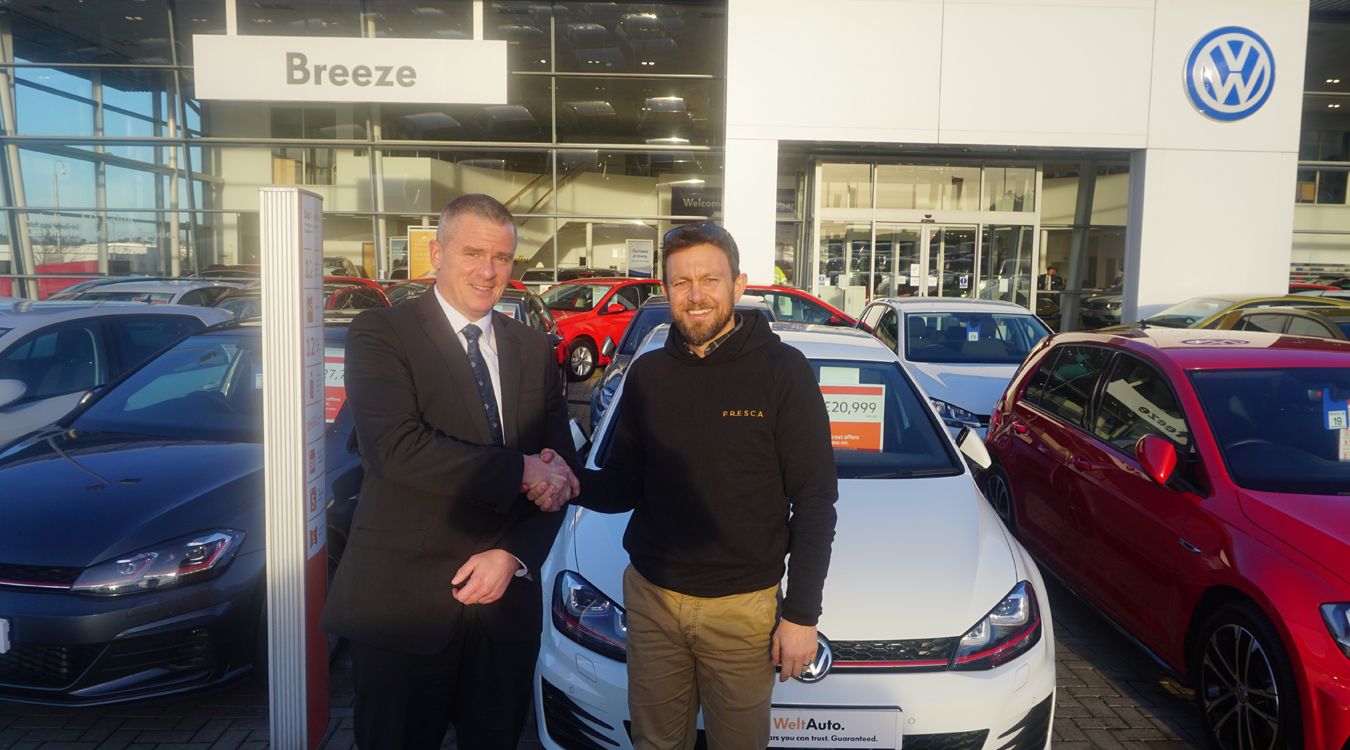 Breeze Volkswagen support charity cycling record attempt