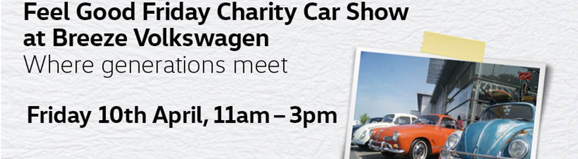 CANCELLED - Feel Good Friday Charity Car Show