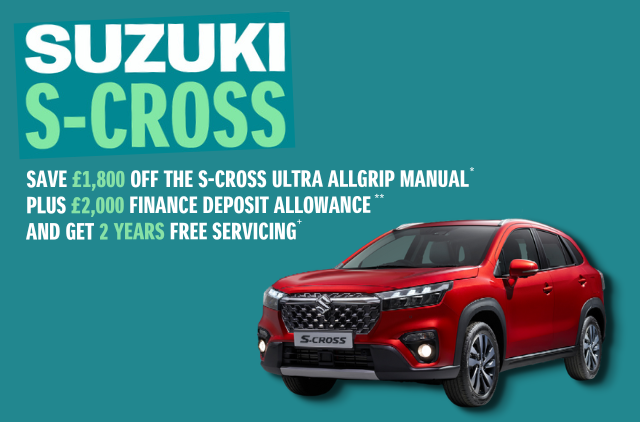 Save up to £3,800 off the S-Cross Ultra ALLGRIP