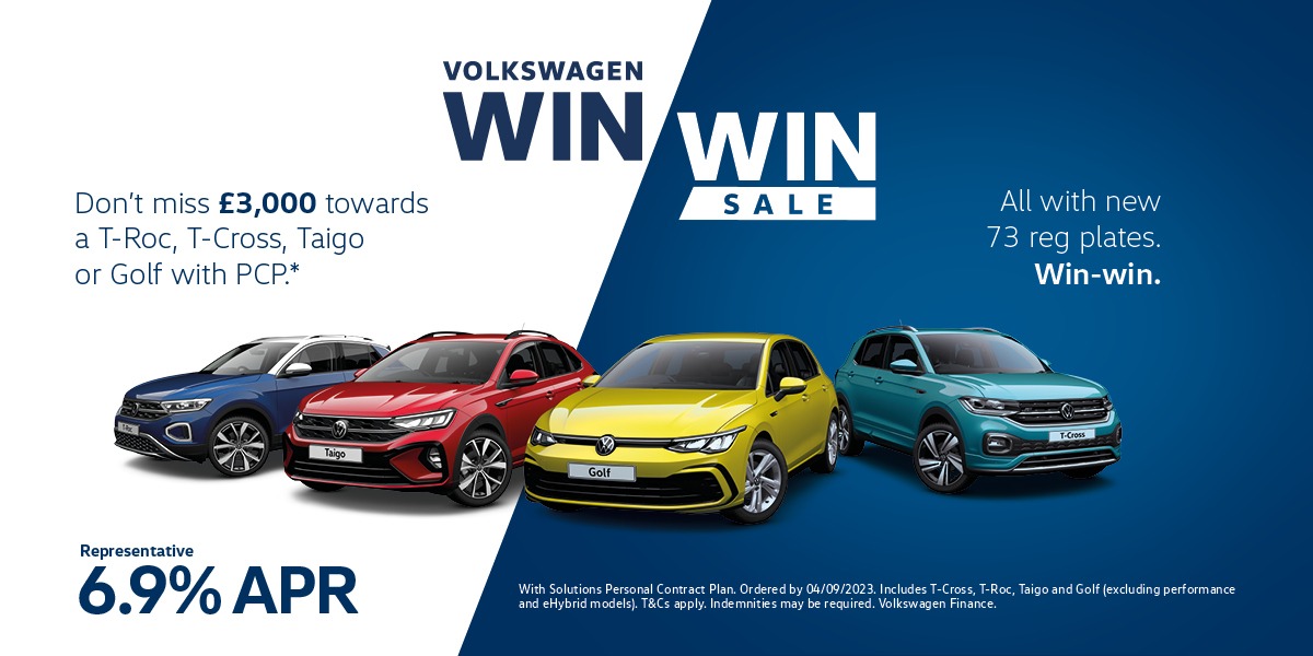 The Volkswagen Win-Win Sale Event Starts Friday 25th August