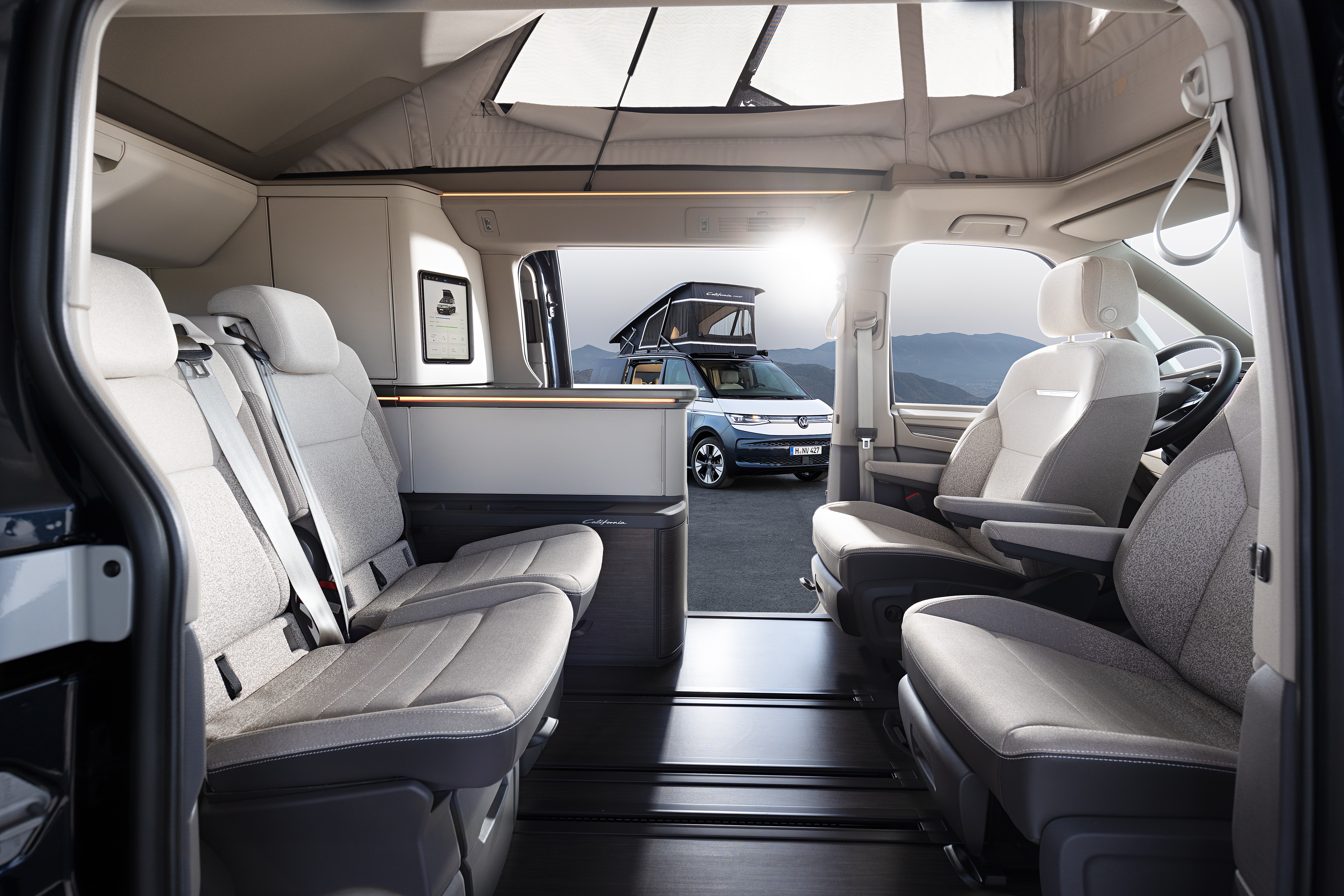 The world premiere of the new VW California concept - Breeze, Poole, Dorset