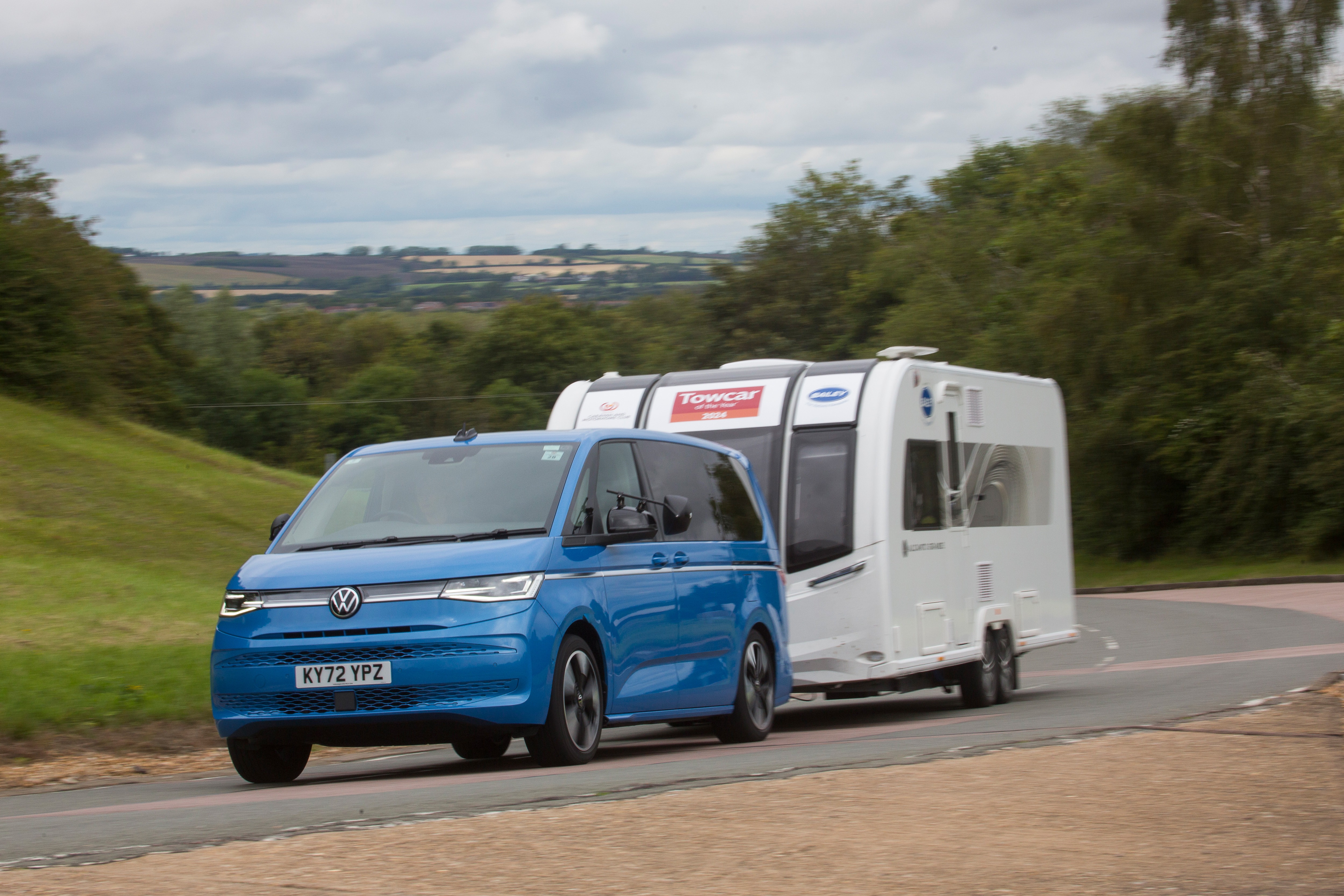 Volkswagen Commercial Vehicles scoops two awards at the Caravan and Motorhome Club Towcar of the year 2024 Competition.
